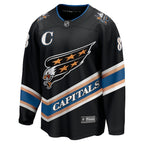 Alexander Ovechkin Washington Capitals  Alternate 50th Anniversary Premier Breakaway Player Jersey - Black/White