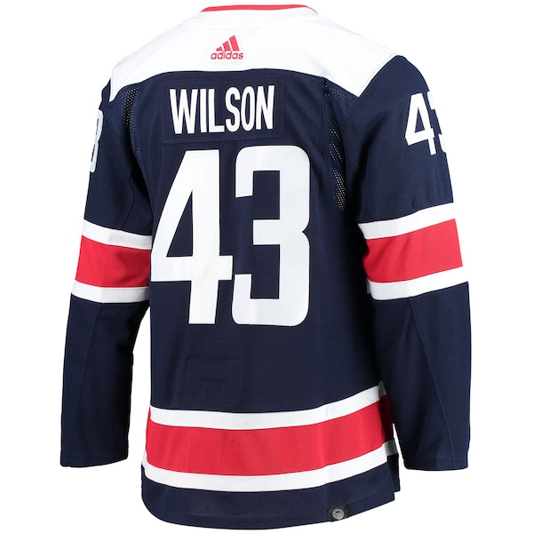 Tom Wilson Washington Capitals adidas Alternate Primegreen Authentic Player Jersey - Navy/Red