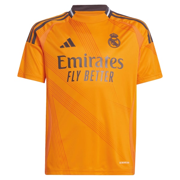 Los Merengues adidas Youth 2024/25 Away Replica Custom Jersey - Orange