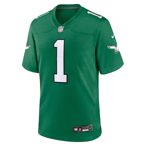Jalen Hurts Philadelphia Eagles Nike Alternate Game Player Jersey - Kelly Green/White/Black/Green