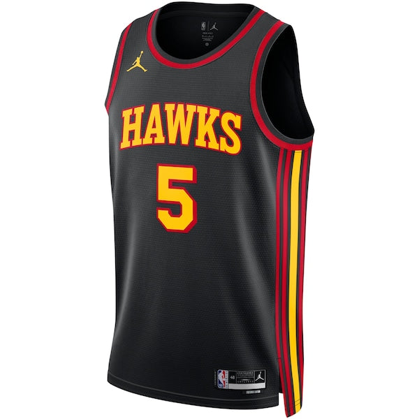 Dejounte Murray Atlanta Hawks Jordan Brand Unisex Swingman Jersey - Statement Edition - Black