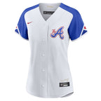 Ozzie Albies Atlanta Braves Nike Women's 2023 City Connect Replica Player Jersey - White