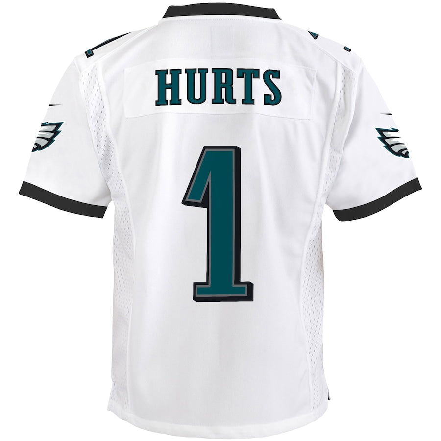 Jalen Hurts Philadelphia Eagles Nike Youth Game Jersey - White