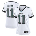 A.J. Brown Philadelphia Eagles Nike Women's Alternate Player Game Jersey - White