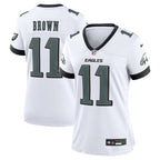 A.J. Brown Philadelphia Eagles Nike Women's Alternate Player Game Jersey - White