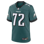 Darian Kinnard Philadelphia Eagles Nike Team Game Jersey - Midnight Green