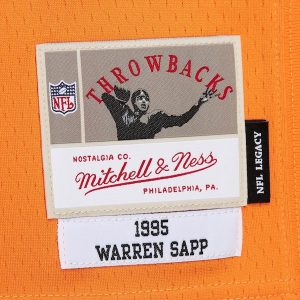Warren Sapp Tampa Bay Buccaneers  1995 Legacy Replica Jersey - Orange/Red