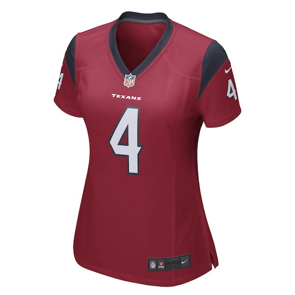 Deshaun Watson Houston Texans Nike Women's Player Game Jersey - Red/Navy/White