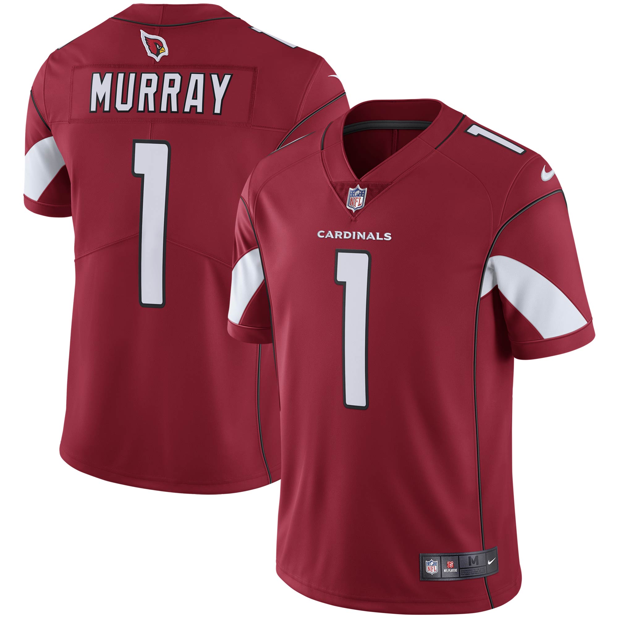 Kyler Murray Arizona Cardinals Nike Vapor Limited Jersey - Black/Cardinal/White
