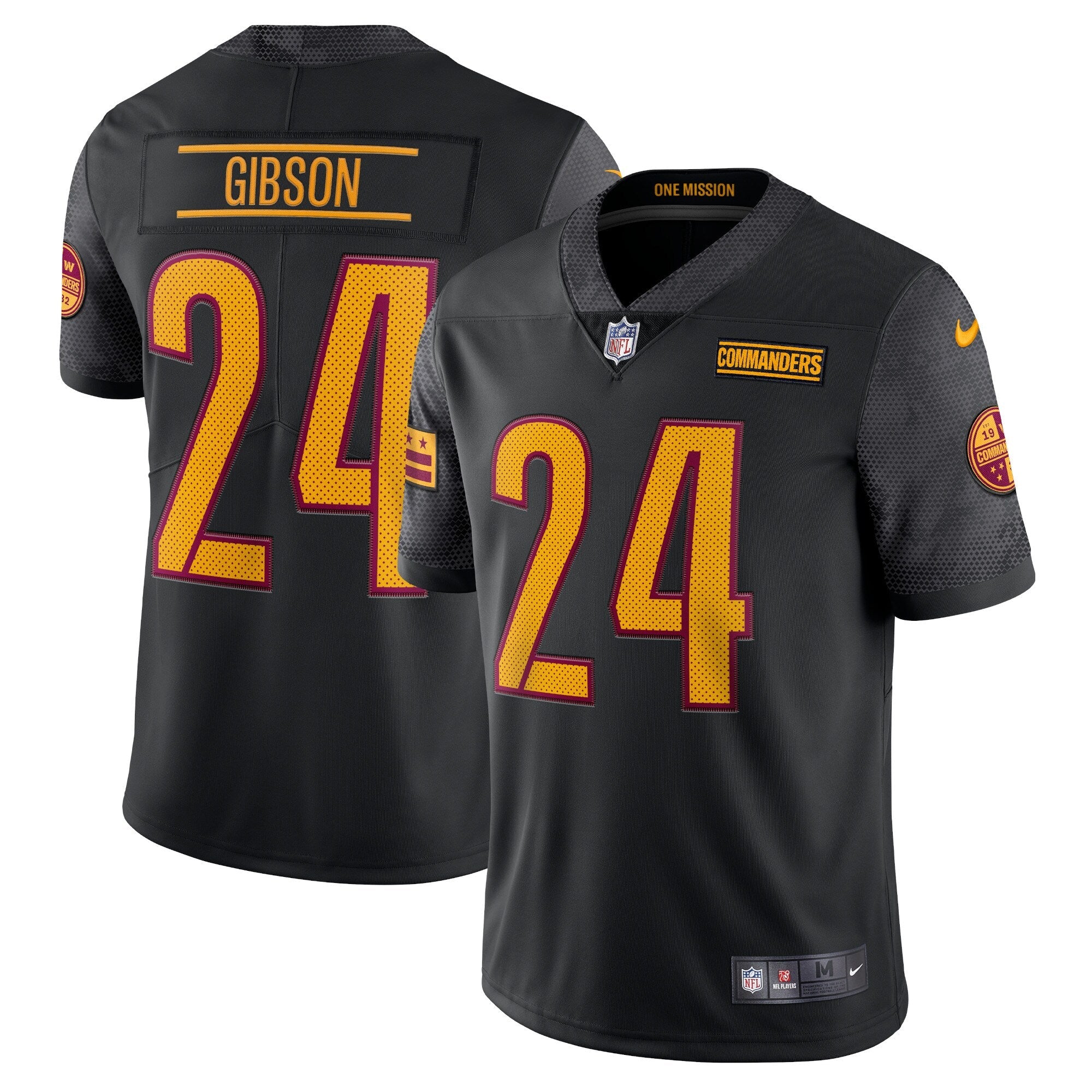 Antonio Gibson Washington Commanders Nike Vapor Limited Jersey - White/Black/Burgundy