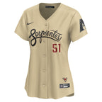 Randy Johnson Arizona Diamondbacks Nike Women's City Connect Retired Player Jersey - Sand