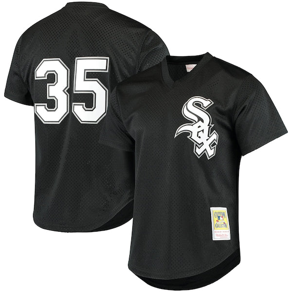 Frank Thomas Chicago White Sox Cooperstown Mesh Batting Practice Jersey - Black