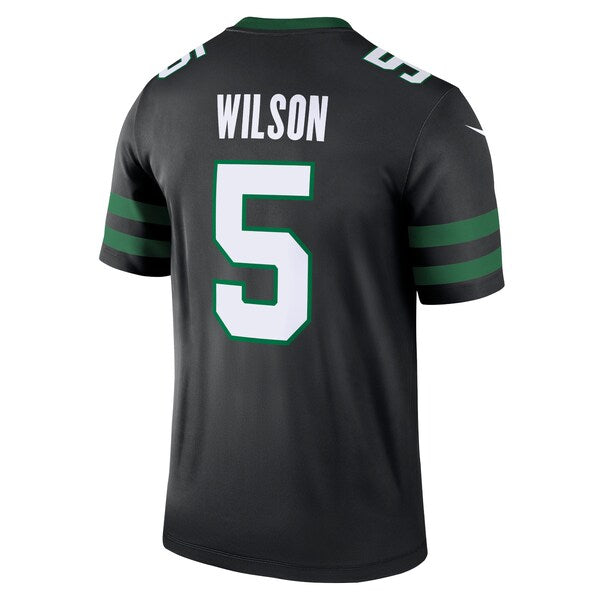 Garrett Wilson New York Jets Nike Alternate Legend Jersey  - Legacy Black
