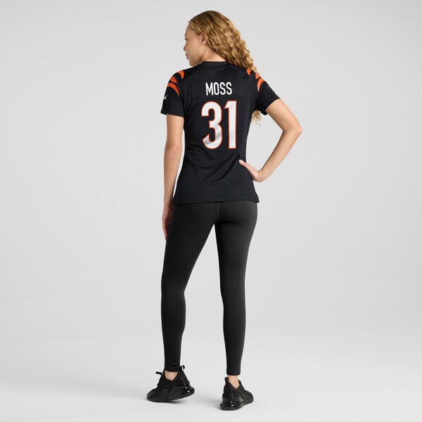 Zack Moss Cincinnati Bengals Nike Women's  Game Jersey -  Black