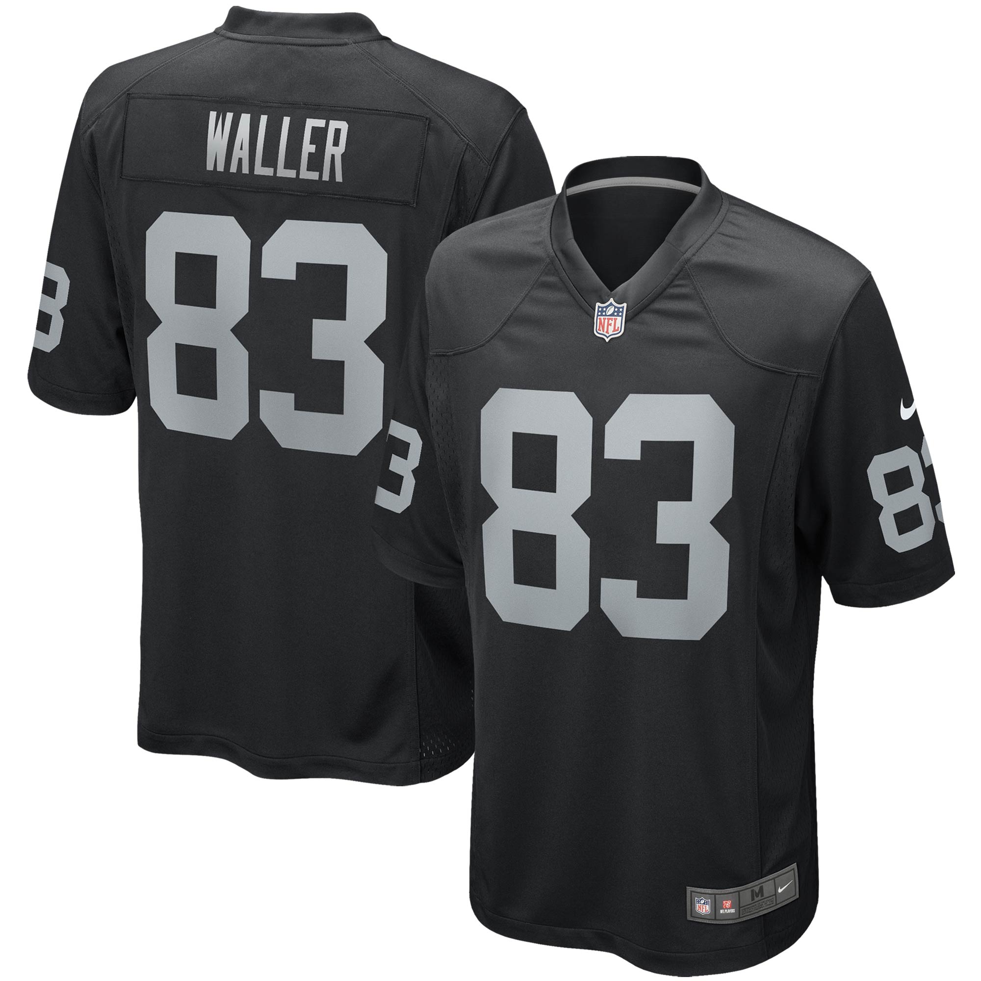 Darren Waller Las Vegas Raiders Nike Game Jersey - White/Black