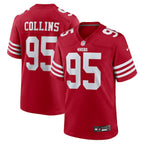 Alfred Collins San Francisco 49ers Nike Team Game Jersey -  Scarlet