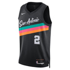 San Antonio Spurs Nike 2025/26 City Edition Swingman Jersey - Black - Dylan Harper - Unisex