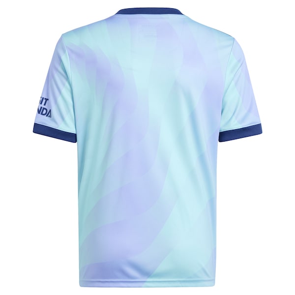Arsenal adidas Originals Youth 2024/25 Third Replica Jersey - Aqua