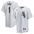 Chicago White Sox Nike #1 Dad Home Replica Jersey - White
