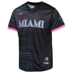 Miami Marlins Youth 2025 City Connect Limited Jersey - Black