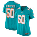Chase Winovich Miami Dolphins Nike Women's Team Game Jersey -  Aqua