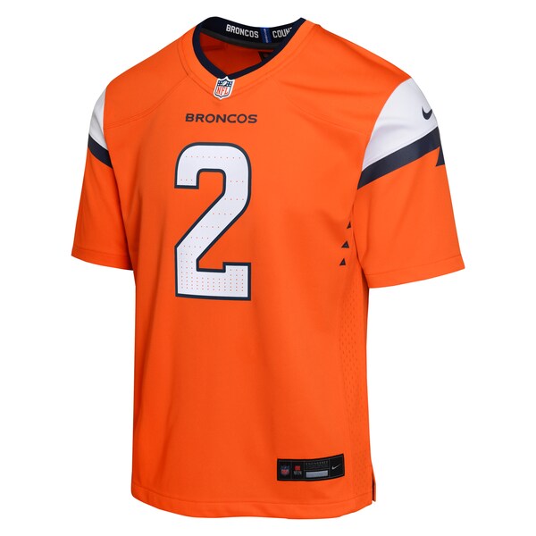 Patrick Surtain II Denver Broncos Nike Youth Game Jersey - Orange/Navy/White