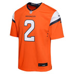 Patrick Surtain II Denver Broncos Nike Youth Game Jersey - Orange/Navy/White