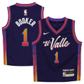 Devin Booker Phoenix Suns Nike Toddler Swingman Replica Jersey - City Edition - Purple