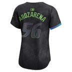 Randy Arozarena Tampa Bay Rays Nike Women's 2024 City Connect Limited Player Jersey - Charcoal