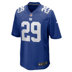 Xavier McKinney New York Giants Nike Game Jersey - Royal/White