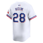Jonah Heim Texas Rangers Nike Home Limited Player Jersey - White