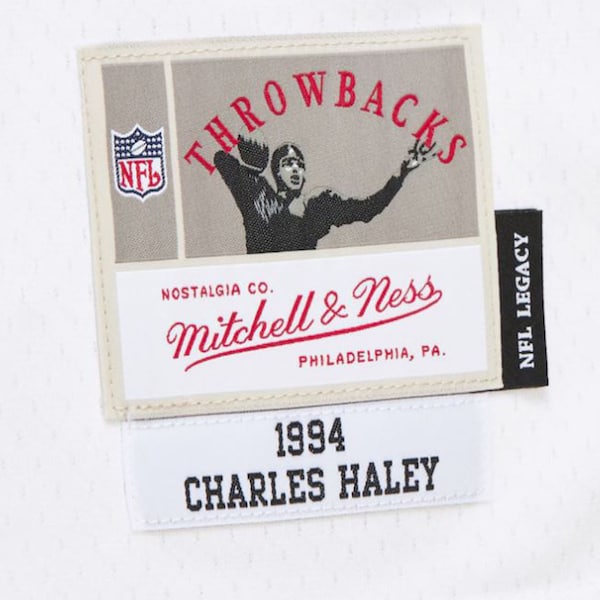 Charles Haley Dallas Cowboys  1994 Alternate Legacy Replica Jersey - White