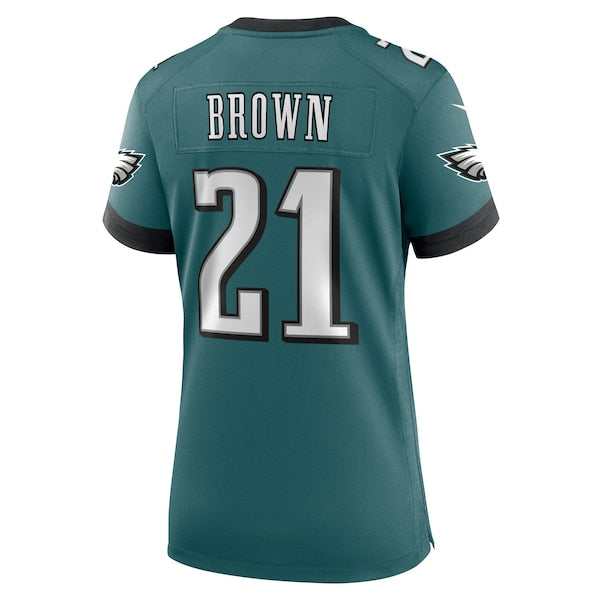 Sydney Brown Philadelphia Eagles Nike Women's Team Game Jersey - Midnight Green