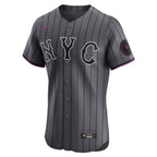 Francisco Lindor New York Mets Nike City Connect Elite Jersey - Gray