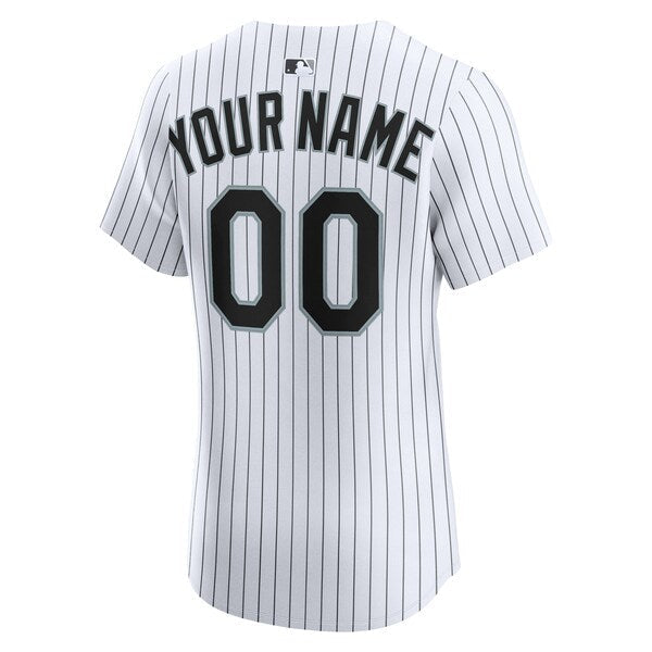 Chicago White Sox Nike Home Elite Custom Jersey - White