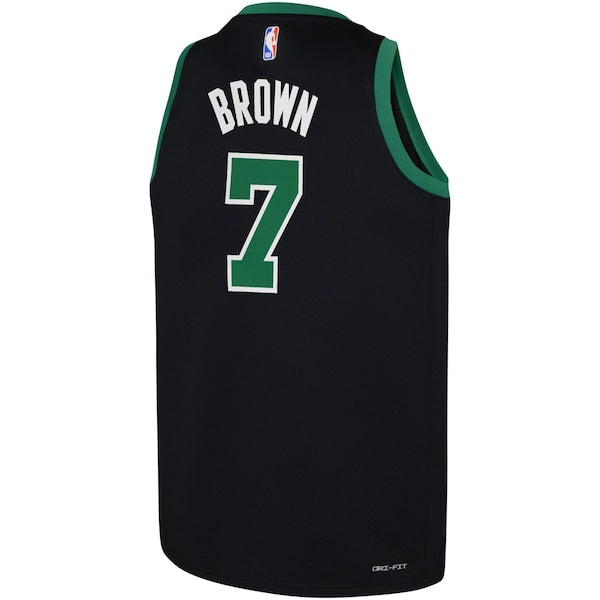 Jaylen Brown Boston Celtics Jordan Brand Youth Swingman Jersey - Statement Edition - Black