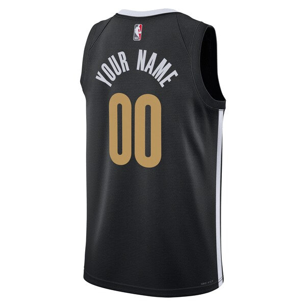 Memphis Grizzlies Nike Unisex 2023/24 Custom Swingman Jersey - Black - City Edition