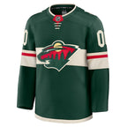 Minnesota Wild  Home Premium Custom Jersey - Green/White