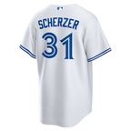Max Scherzer Toronto Blue Jays Nike 2025 World Series Home Replica Player Jersey - White
