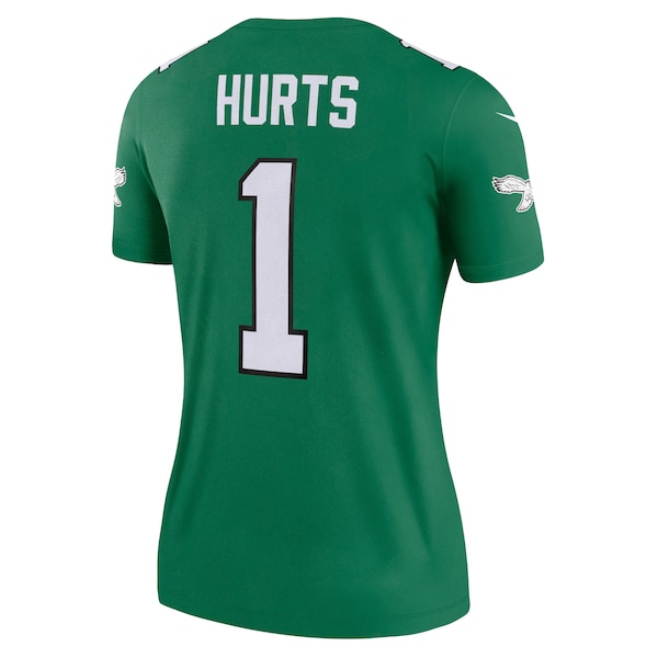 Jalen Hurts Philadelphia Eagles Nike Women's Alternate Legend Player Jersey - Kelly Green