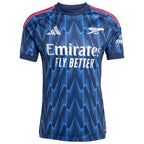 Arsenal adidas 2025/26 Away Replica Custom Jersey - Blue/Red