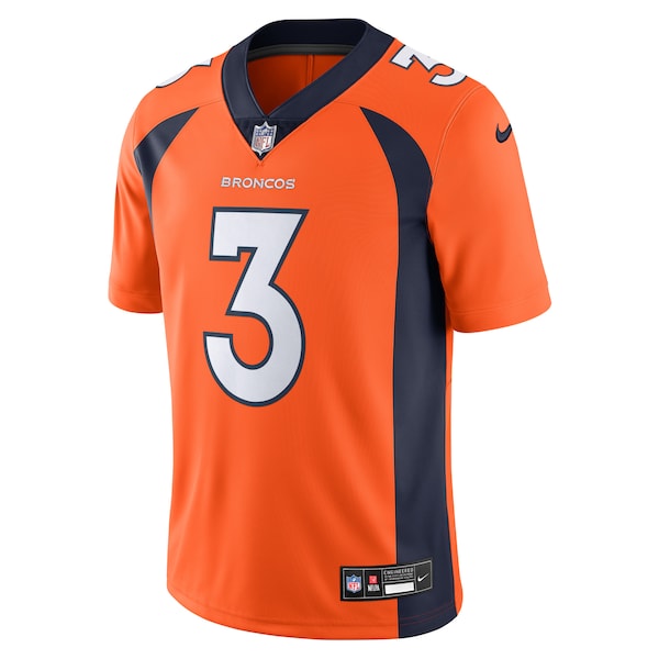 Russell Wilson Denver Broncos Nike  Vapor Untouchable Limited Jersey - Orange/Navy/White