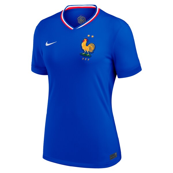 France National Team Nike Women's 2024 Home Replica Blank Jersey - Blue