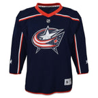 Columbus Blue Jackets Youth Home Replica Custom Jersey - Navy