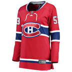Noah Dobson Montreal Canadiens  Women's Home Breakaway Jersey - Red