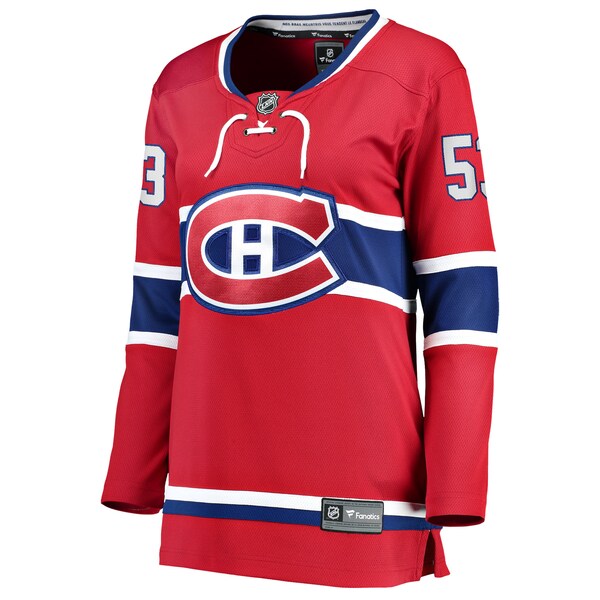 Noah Dobson Montreal Canadiens  Women's Home Breakaway Jersey - Red