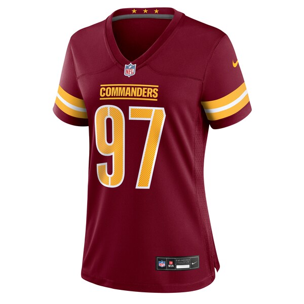 Eddie Goldman Washington Commanders Nike Women's Team Game Jersey -  Burgundy