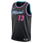 Bam Adebayo Miami Heat Nike Unisex 2025/26 Swingman Jersey - Black - City Edition
