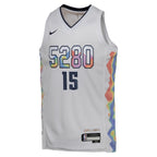 Nikola Jokic Denver Nuggets Nike Youth 2024/25 Swingman Player Jersey - City Edition - White