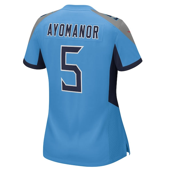 Elic Ayomanor Tennessee Titans Nike Women's Team Game Jersey -  Light Blue